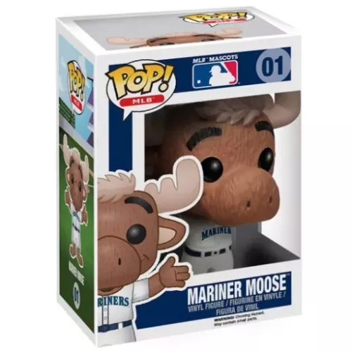 Funko Pop! Mariner Moose #01 MLB Mascots Vinyl Figure Box