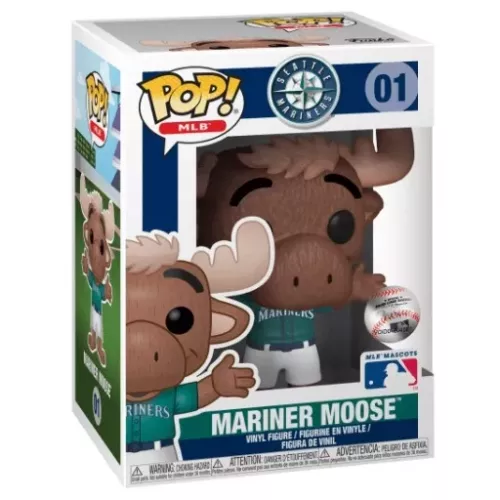 Funko Pop! Mariner Moose #01 Northwest Green MLB Mascots Box