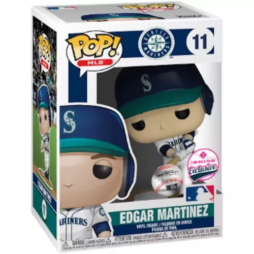 Funko Pop! Edgar Martinez #11 White Uniform Seattle Mariners Box