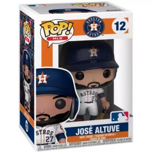 Funko Pop! Jose Altuve #12 White Uniform Houston Astros Box
