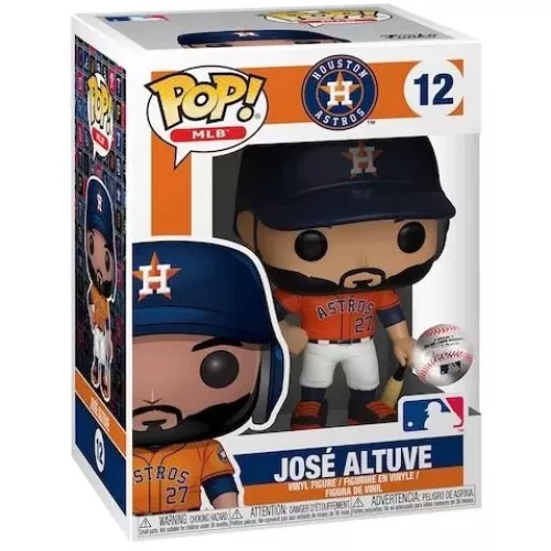 Funko Pop! Jose Altuve #12 Orange Uniform Houston Astros Box