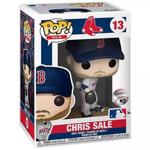 Funko Pop! Chris Sale #13 Gray Uniform Boston Red Sox Box