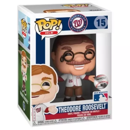Funko Pop! Theodore Roosevelt #15 Washington Nationals Box