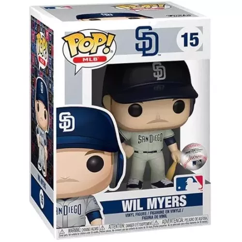 Funko Pop! Wil Myers #15 Gray Uniform San Diego Padres Box