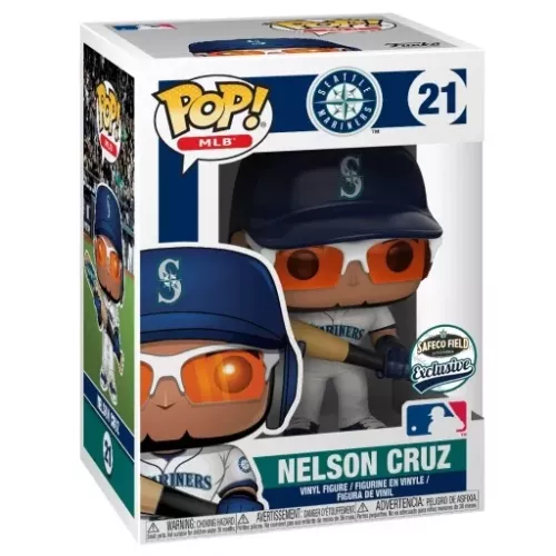 Funko Pop! Nelson Cruz #21 White Uniform Seattle Mariners Box