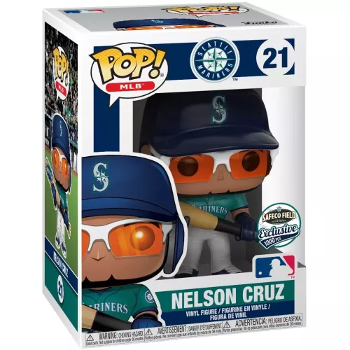 Funko Pop! Nelson Cruz #21 Teal Uniform Seattle Mariners Box