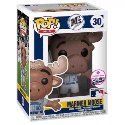 Funko Pop! Mariner Moose #30 Rookie Uniform MLB Mascots Box