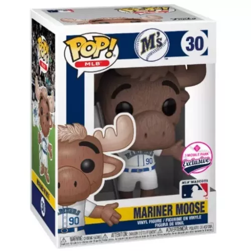 Funko Pop! Mariner Moose #30 White Uniform MLB Mascots Box