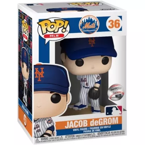 Funko Pop! Jacob deGrom #36 New York Mets MLB Vinyl Figure Box