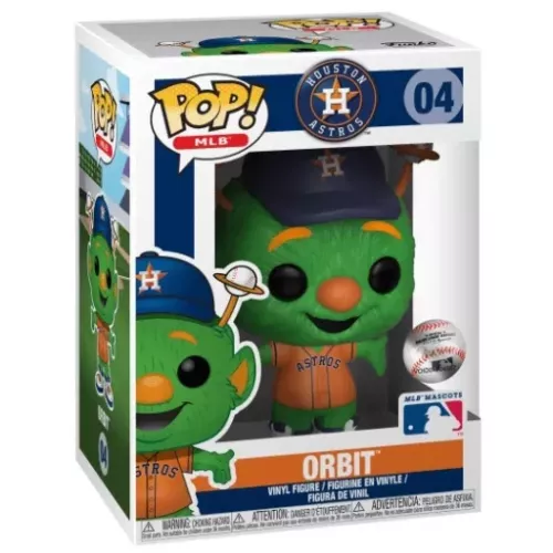 Funko Pop! Orbit #04 Orange Houston Astros MLB Mascots Box