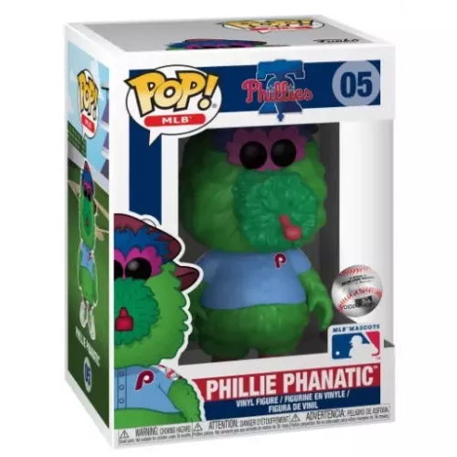 Funko Pop! Phillie Phanatic #05 Blue Philadelphia Phillies Box