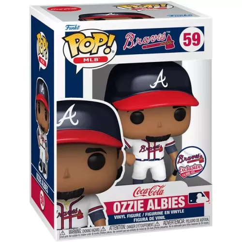 Funko Pop! Ozzie Albies #59 Atlanta Braves MLB Vinyl Figure Box