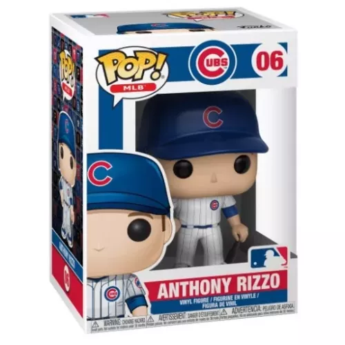 Funko Pop! Anthony Rizzo #06 Pinstripe Uniform Chicago Cubs Box