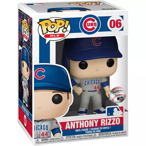 Funko Pop! Anthony Rizzo #06 Gray Uniform Chicago Cubs Box