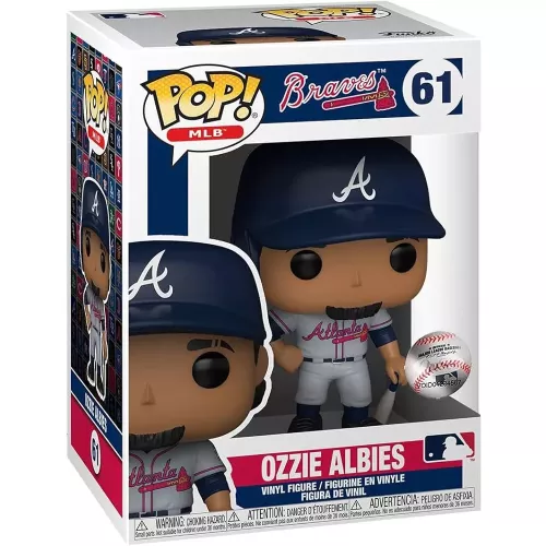 Funko Pop! Ozzie Albies #61 Atlanta Braves MLB Vinyl Figure Box