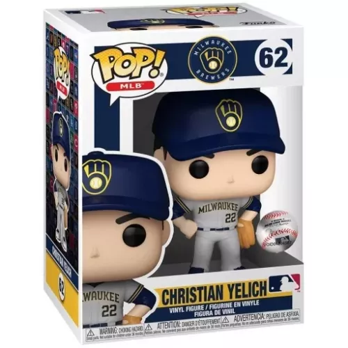 Funko Pop! Christian Yelich #62 Milwaukee Brewers MLB Box