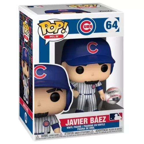 Funko Pop! Javier Báez #64 Chicago Cubs MLB Vinyl Figure Box