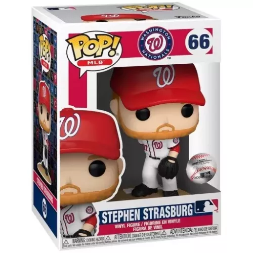 Funko Pop! Stephen Strasburg #66 Washington Nationals Box