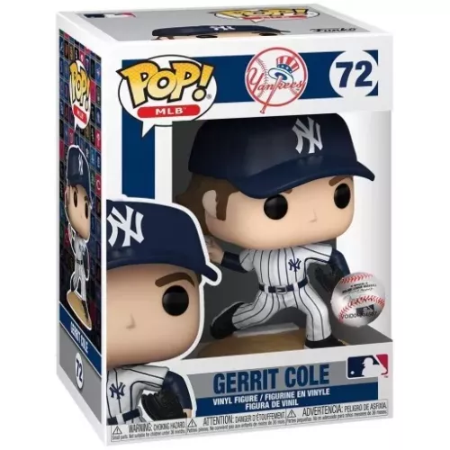 Funko Pop! Gerrit Cole #72 New York Yankees MLB Vinyl Figure Box