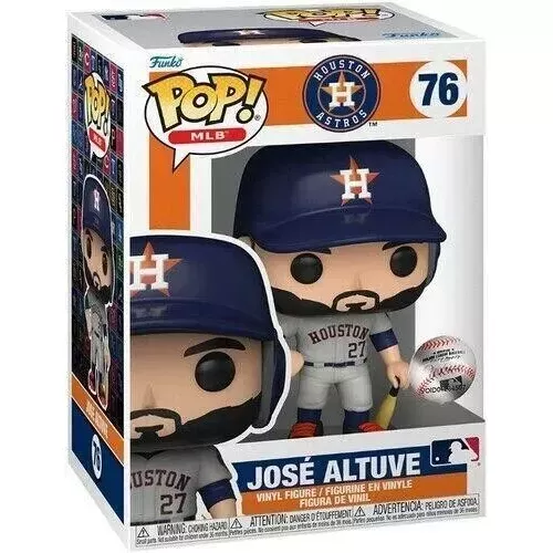 Funko Pop! Jose Altuve #76 Houston Astros MLB Vinyl Figure Box
