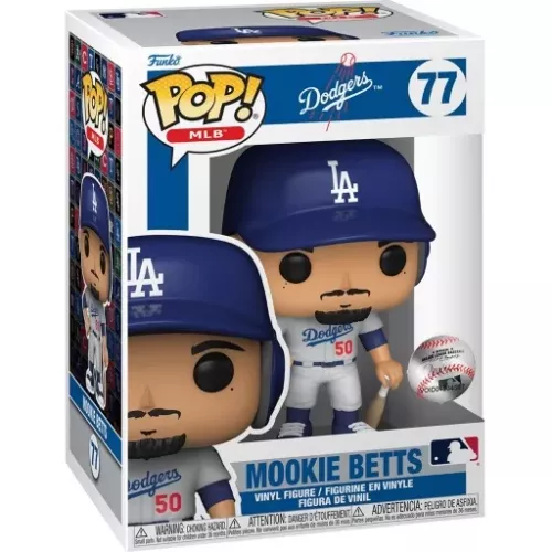 Funko Pop! Mookie Betts #77 Boston Red Sox MLB Vinyl Figure Box