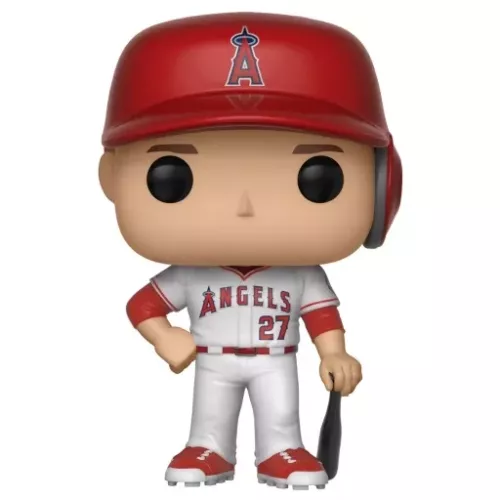 Funko Pop! Mike Trout #08 White Uniform Los Angeles Angels