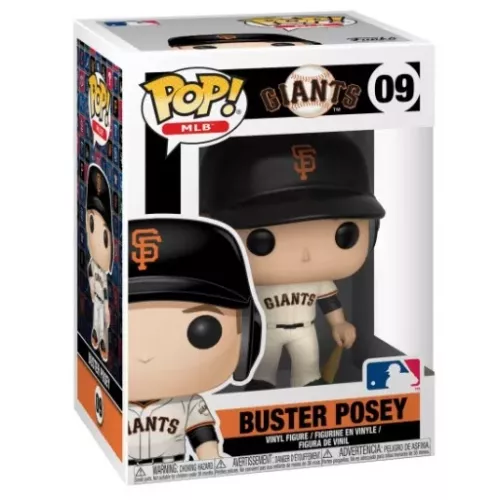 Funko Pop! Buster Posey #09 Cream Uniform San Francisco Giants Box