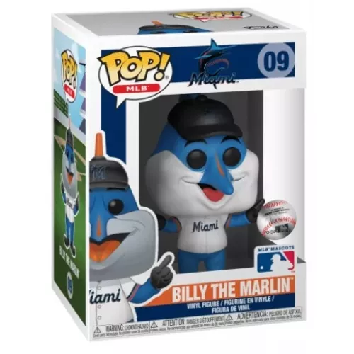 Funko Pop! Billy the Marlin #09 Miami Marlins MLB Mascots Box