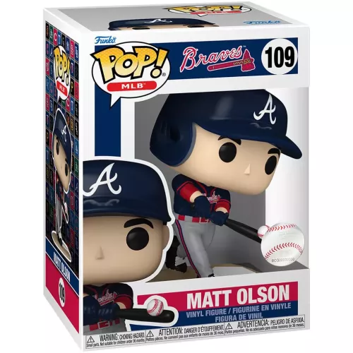 Funko Pop! Matt Olson #109 Atlanta Braves MLB Vinyl Figure Box