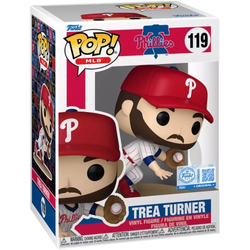 Funko Pop! Trea Turner #119 Philadelphia Phillies MLB Box