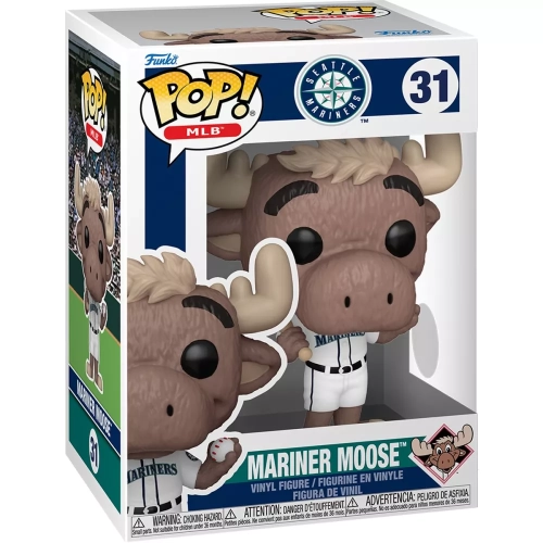Funko Pop! Mariner Moose #31 Seattle Mariners MLB Mascots Box