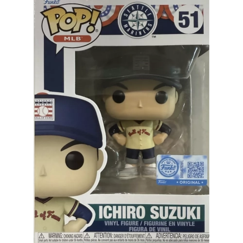 Funko Pop! Ichiro Suzuki #51 Seattle Mariners MLB Vinyl Figure Box