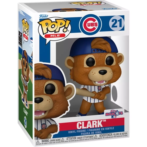 Funko Pop! Clark #21 Chicago Cubs MLB Mascots Vinyl Figure Box