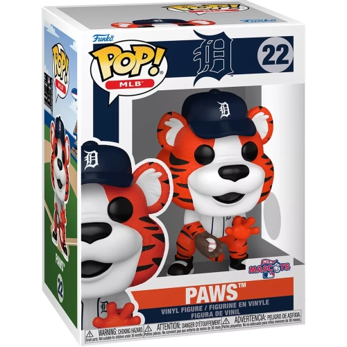 Funko Pop! Paws #22 Detroit Tigers MLB Mascots Vinyl Figure Box