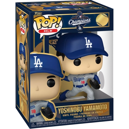 Funko Pop! Yoshinobu Yamamoto 2025 World Series MVP Box