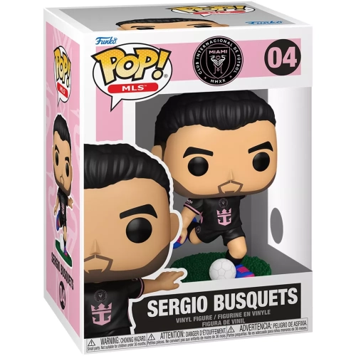 Funko Pop! Sergio Busquets #04 Miami Club Internacional Futbol MMXX Box