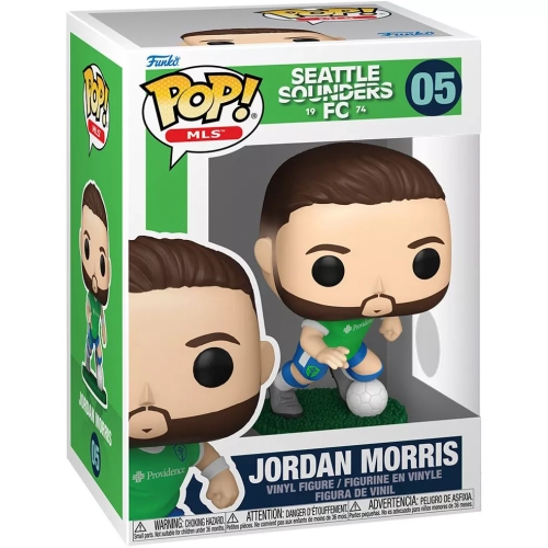 Funko Pop! Jordan Morris #05 Seattle Sounders FC 1974 Box