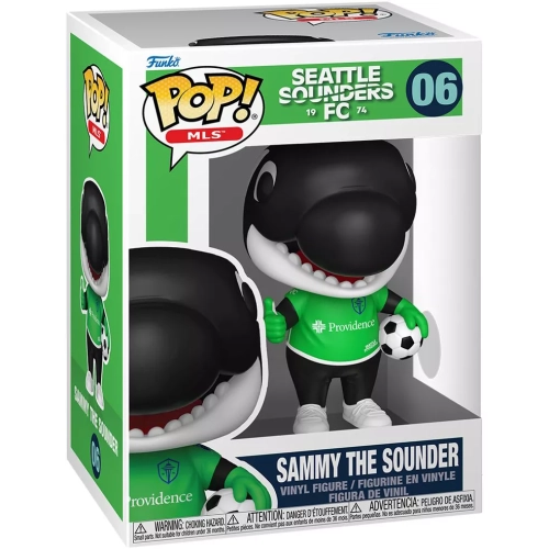 Funko Pop! Sammy the Sounder #06 Seattle Sounders FC 1974 Box