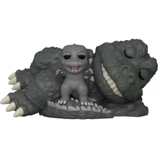Sleeping Godzilla with Minilla image