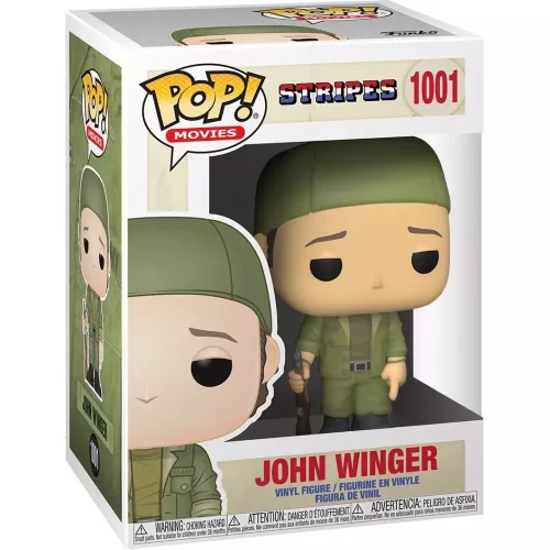 Funko Pop! John Winger #1001 with Hat Stripes Movies Box