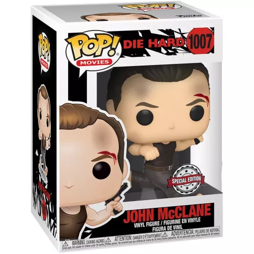 Funko Pop! John McClane #1007 Running on Glass Die Hard Box
