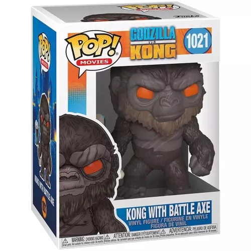 Funko Pop! Kong with Battle Axe #1021 Godzilla vs. Kong Box