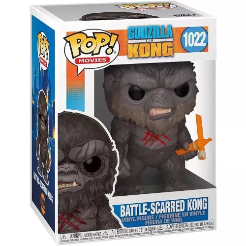 Funko Pop! Battle-Scarred Kong #1022 Godzilla vs. Kong Box