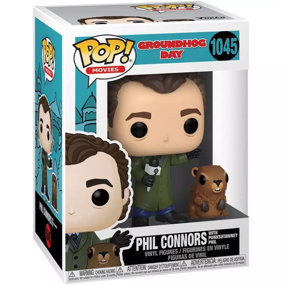 Phil Connors with Punxsutawney Phil Box