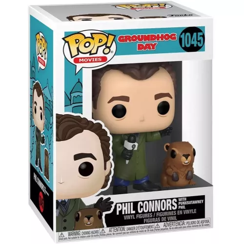Funko Pop! Phil Connors with Punxsutawney Phil #1045 Box