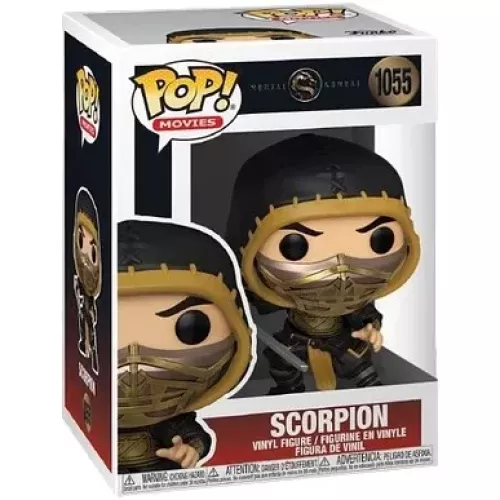 Funko Pop! Scorpion #1055 Mortal Kombat Movies Vinyl Figure Box