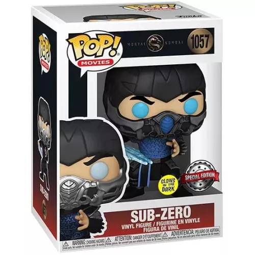 Funko Pop! Sub-Zero #1057 Glows in the Dark Mortal Kombat Box