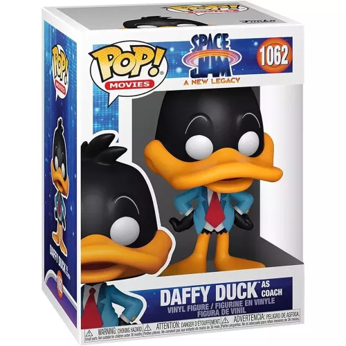 Funko Pop! Daffy Duck as Coach #1062 Space Jam A New Legacy Box