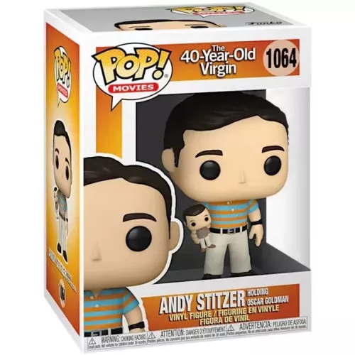 Funko Pop! Andy Stitzer Holding Oscar Goldman #1064 Box