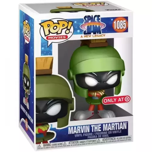 Funko Pop! Marvin the Martian #1085 Metallic Space Jam A New Legacy Box